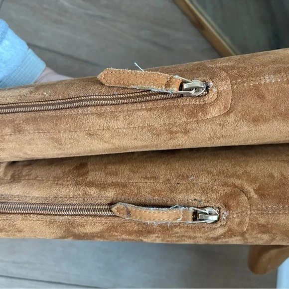 Brown Over The Knee Suede Leather Boots goodnight macaroon - Picture 6 of 7